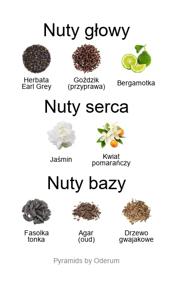 Oud Save the Queen – piramida zapachowa