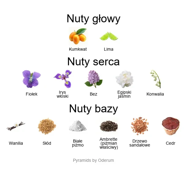 Xerjoff Piramida zapachowa Xerjoff Dama Bianca